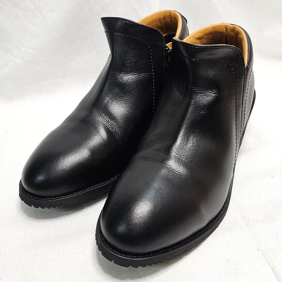 Xena Work Boots Omega EH Work Black Steel Toe Heels Women's Size 8.5W EU 39 - Picture 1 of 12